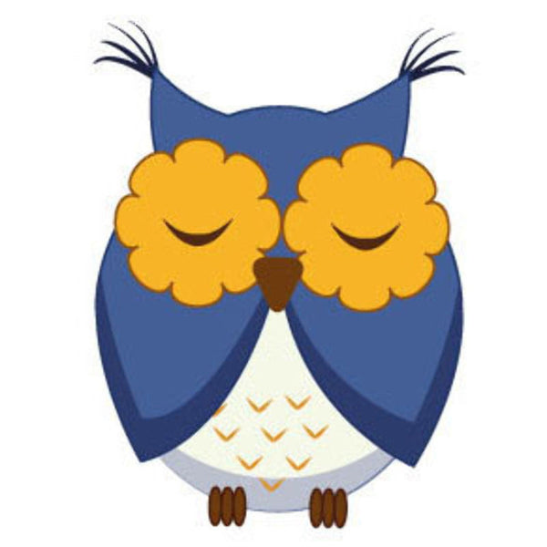 Cute green owl Wall Sticker - Totally Movable