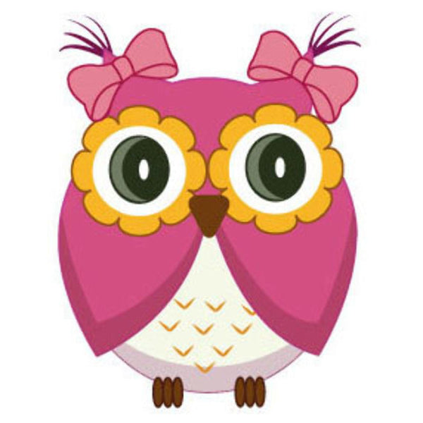Cute red owl Wall Sticker - Totally Movable