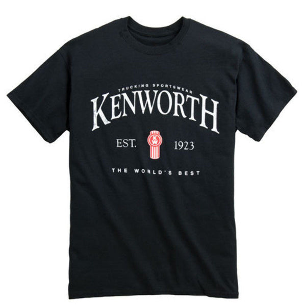 Genuine Kenworth Trucking Men's T-shirt Black - LARGE