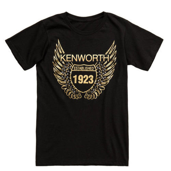 Genuine Kenworth Ladies' Wings & Bling Tee T-Shirt - LARGE